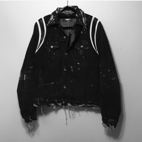 amiri bomber denim jacket